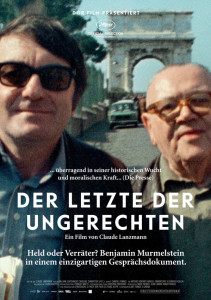 Der Letzte der Ungerechten. Ein Interviewfilm von Claude  Lanzmann mit Benjamin Murmelstein. Frankreich 2013. Dor-Film in  Koproduktion mit Synechdoche,  Le Pacte, Les Films Aleph