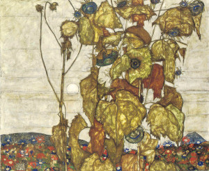 Welke Sonnenblumen aus der Sammlung Karl Grünwald wurde bei einer Routineuntersuchung bei Christie’s als entzogenes Gut festgemacht und in Übereinkunft mit den Erben 2006 versteigert.