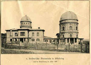 In der Kuffner’schen Sternwarte (re.) wurden über Jahre 8.468 Sterne katalogisiert und in Publikationen beschrieben.