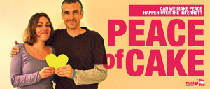 Können wir über Internet Frieden schaffen? fragen sich Joujou von Palestine Loves Israel und Ron von Peace Factory sind .  